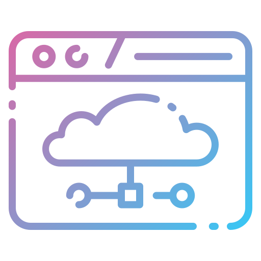 computación en la nube icono gratis