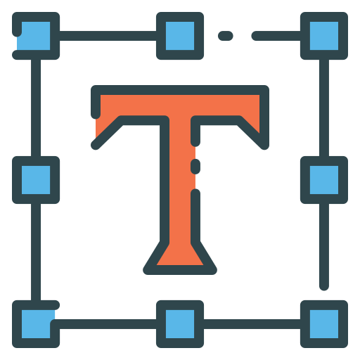 Text tool - Free edit tools icons
