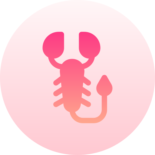 Scorpion Basic Gradient Circular icon