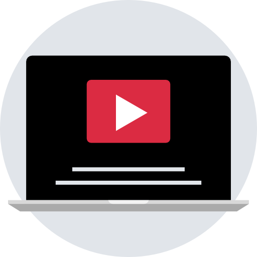 reproductor de video icono gratis