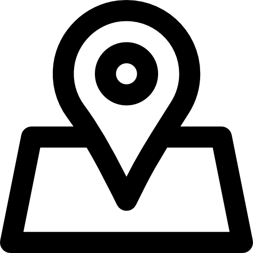 Location Basic Black Outline icon