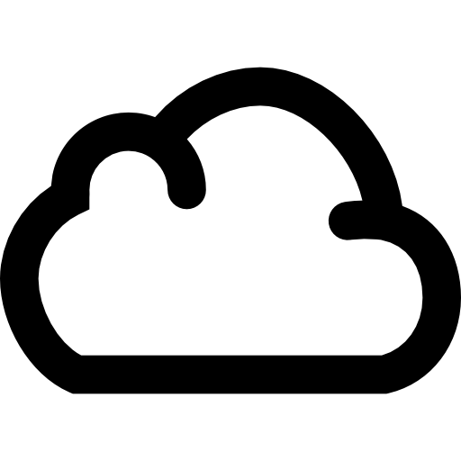 Cloud Basic Outline Printable