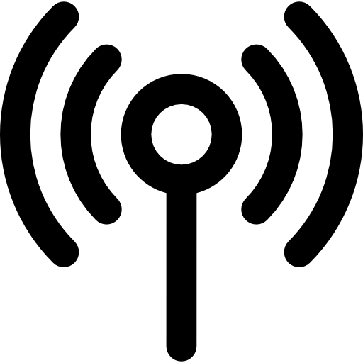 Wifi Basic Black Outline Icon