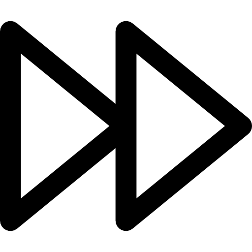 avance rápido icono gratis