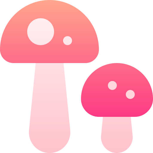 Mushroom Basic Gradient Gradient icon