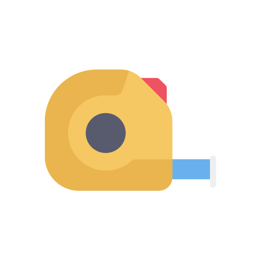 Measure tape free icon