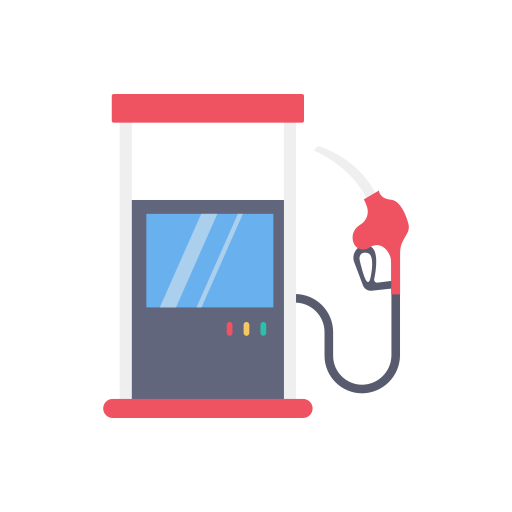 estación de petroleo icono gratis