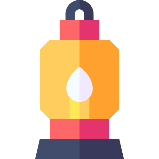 Fire lamp - free icon