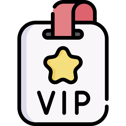 pase vip icono gratis