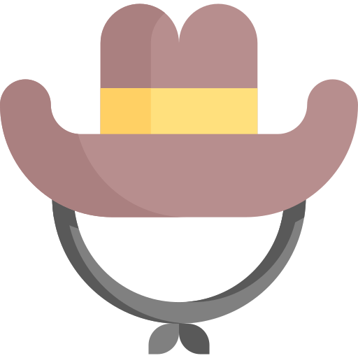 sombrero de vaquero icono gratis