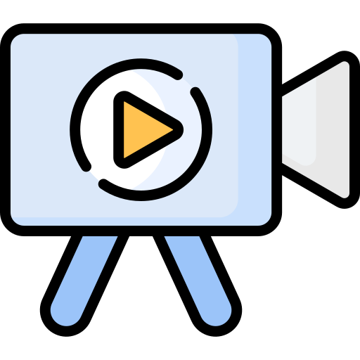 camara de video icono gratis