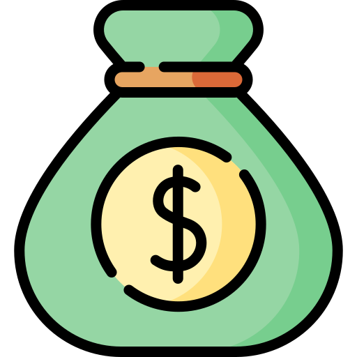 Money Bag Icon  Cartoon Money Bag Png Transparent PNG  1068x1068  Free  Download on NicePNG