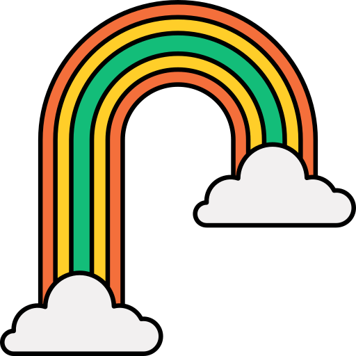 arco iris icono gratis