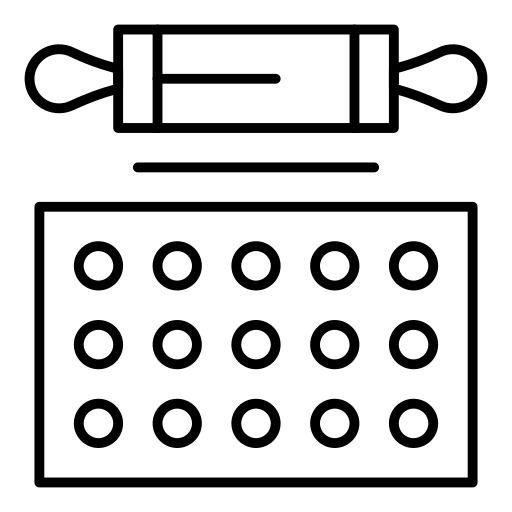 Rolling pin free icon