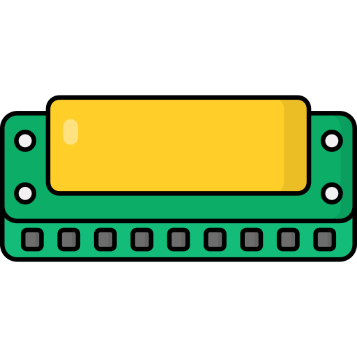 Harmonica Generic Outline Color Icon