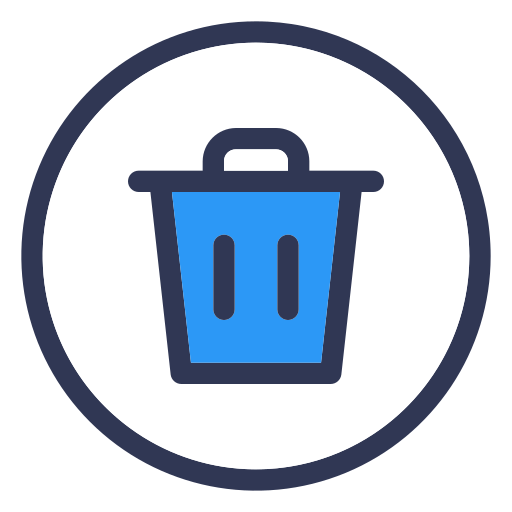 Delete Generic Blue icon