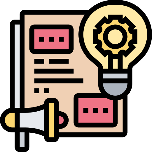 marketing de contenidos icono gratis