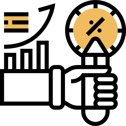 tasa de interés icono gratis