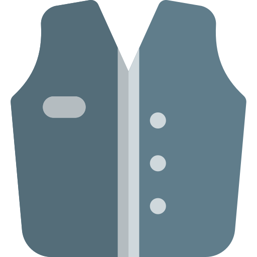 Vest Pixel Perfect Flat icon