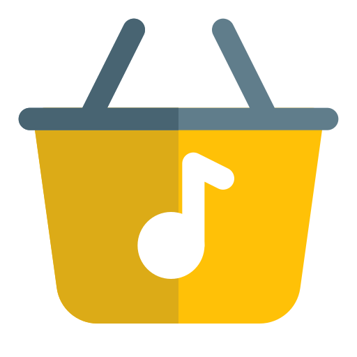 tienda de música icono gratis