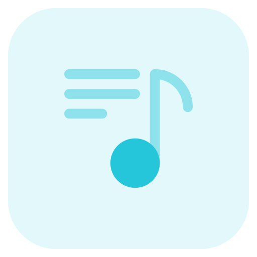 letras de canciones icono gratis