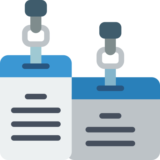 tarjeta de identificación icono gratis