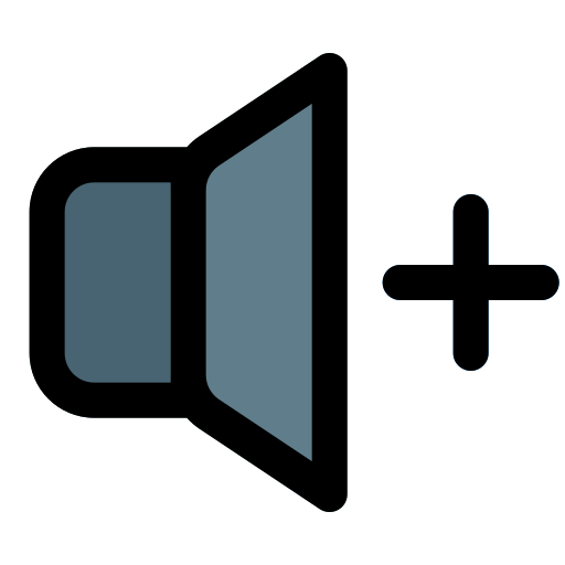 control del volumen icono gratis