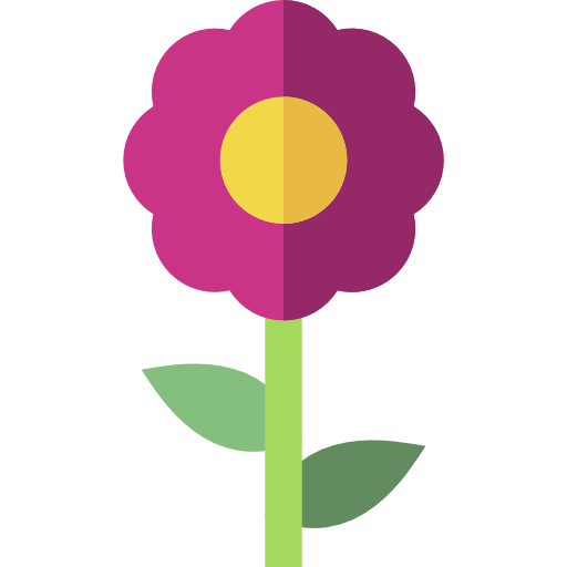 Flower Basic Straight Flat icon