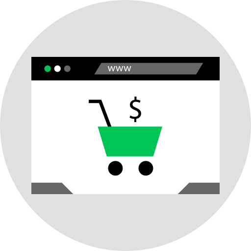 compras online grátis ícone compras online grátis ícone