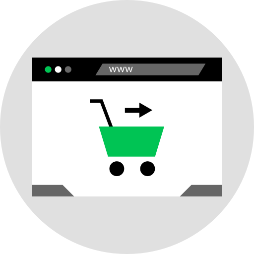compras online grátis ícone compras online grátis ícone