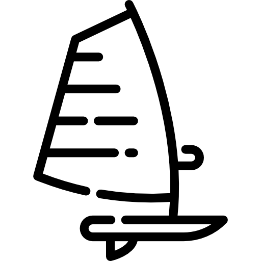 Windsurfing free icon