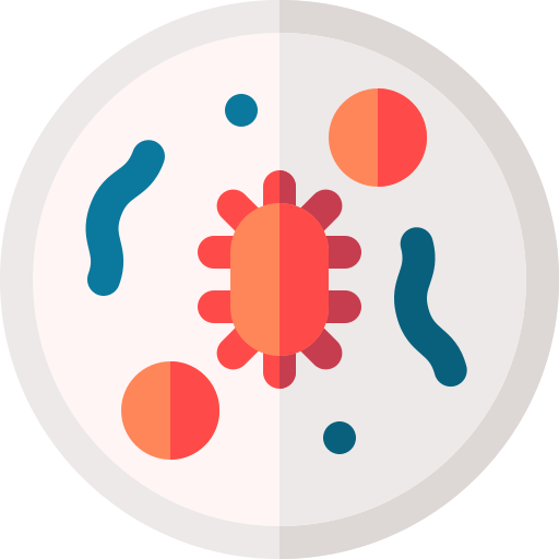 Bacteria free icon Bacteria free icon