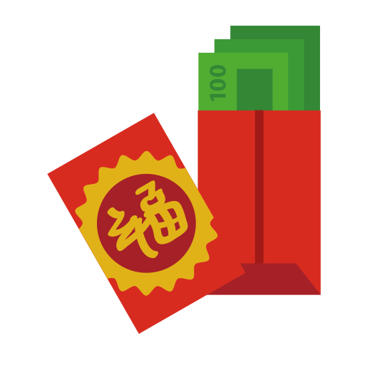 chinese new year red envelope clipart