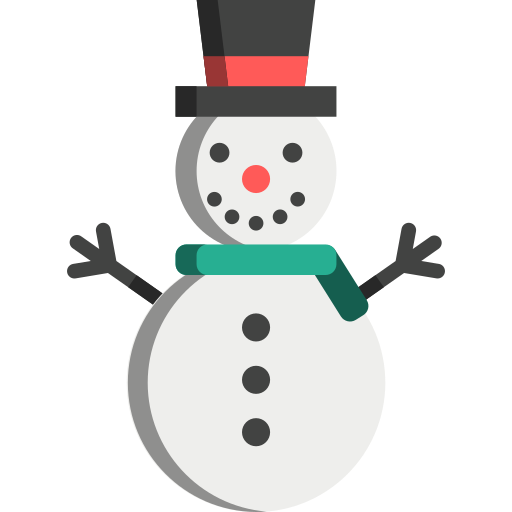 Bonhomme de neige - Icônes noël gratuites