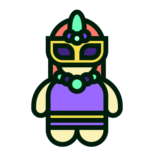 mascarada icono gratis