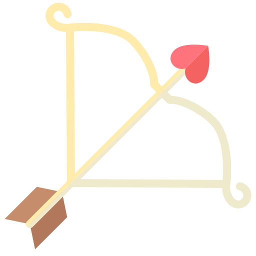 arco de cupido icono gratis