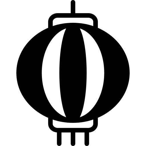 Chinese lantern free icon