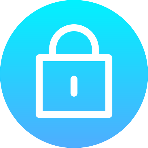 Locked Generic Flat Gradient icon