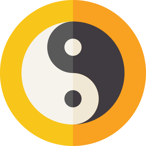 yin yang icono gratis