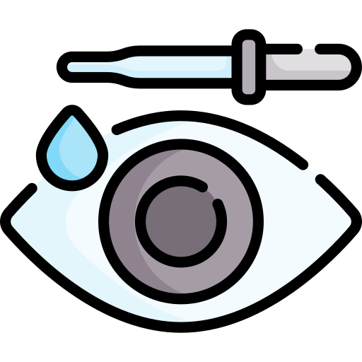 gotas para los ojos icono gratis