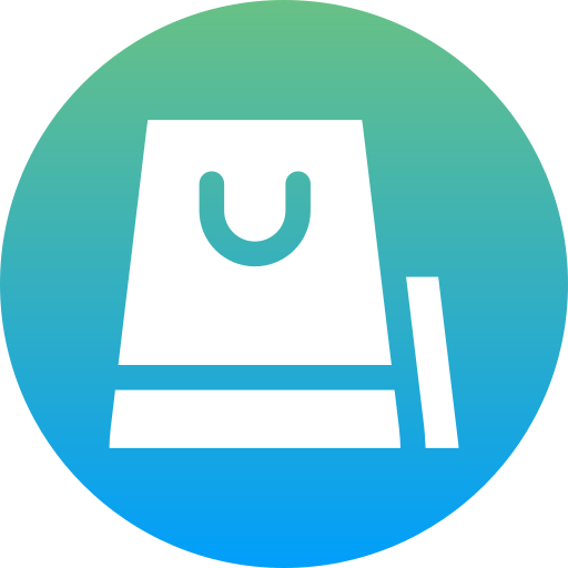 bolsa de compras grátis ícone