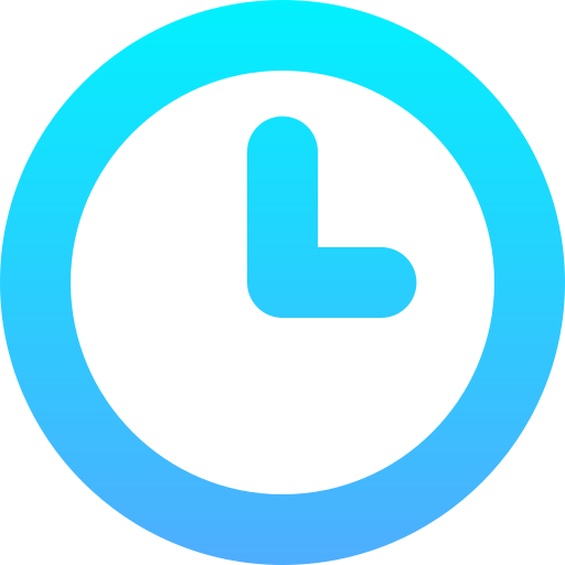 Clock Generic Gradient icon