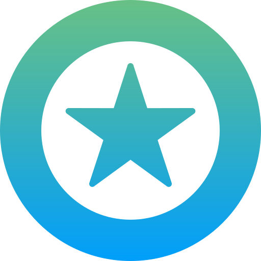 Star Generic Flat Gradient icon