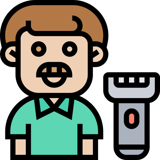 Electric shaver Meticulous Lineal Color icon