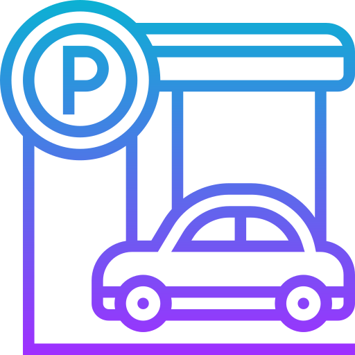 Car park Meticulous Gradient icon