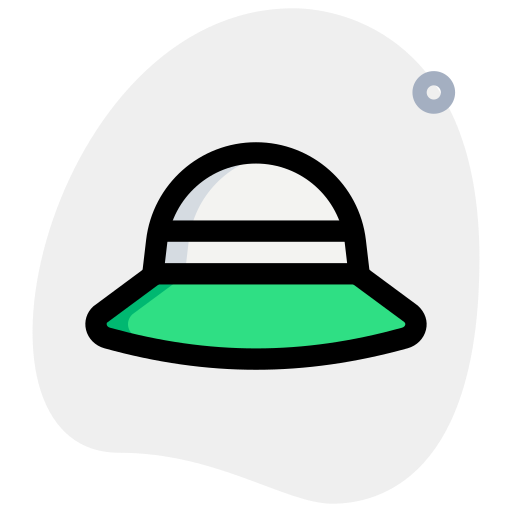 Sun hat Generic Rounded Shapes icon