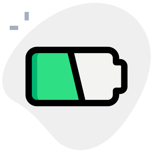 media batería icono gratis