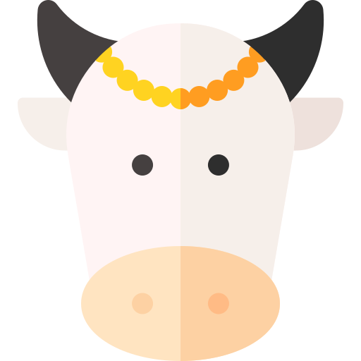 vaca sagrada icono gratis