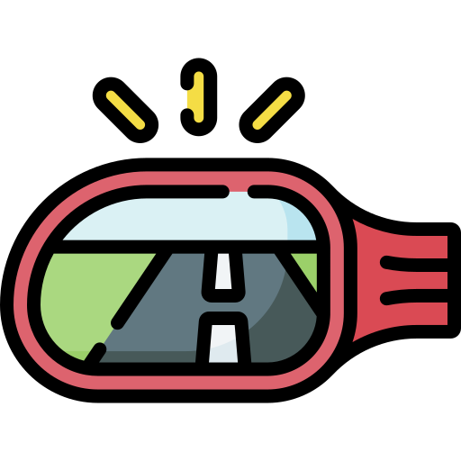 Side mirror - Free transportation icons