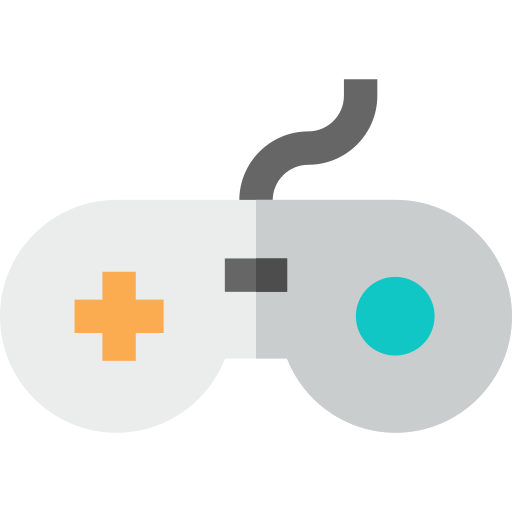 Gamepad Basic Straight Flat icon